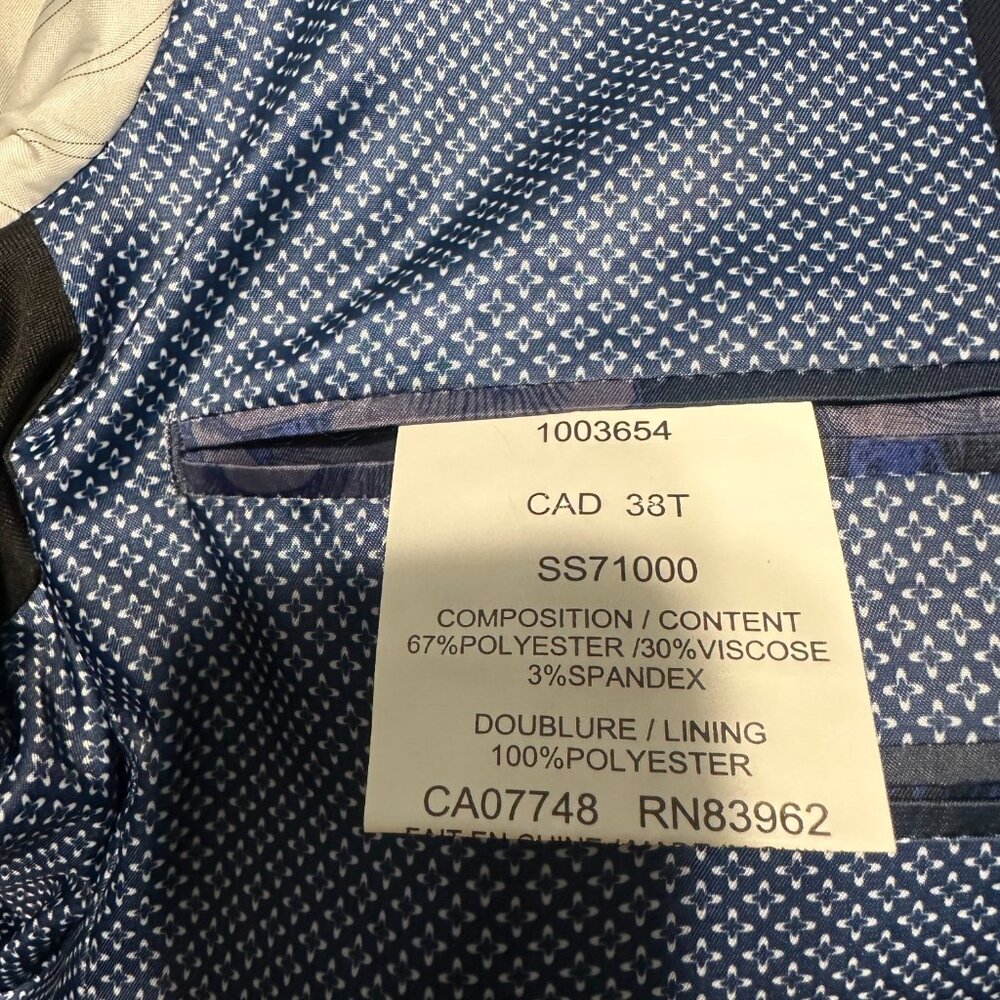Men’s Navy Suit + White Shirt - Picture 6 of 11